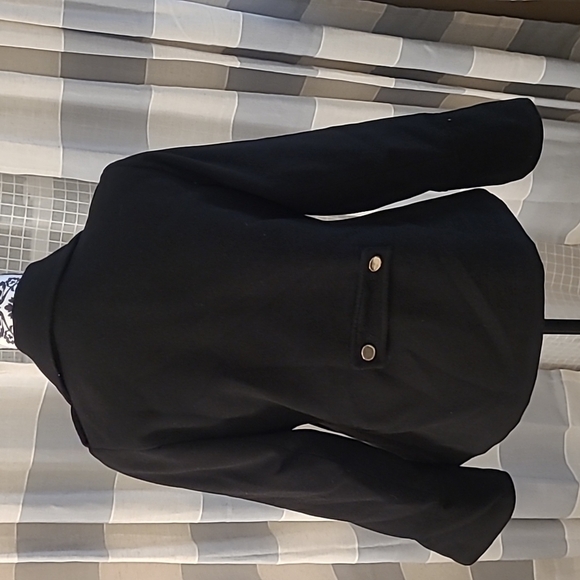 Crown & Ivy sz xs black peacock gold buttons - Picture 4 of 6